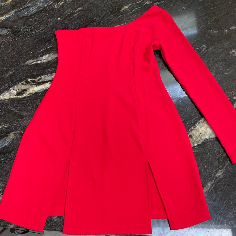 Lovers + friend red open leg dress